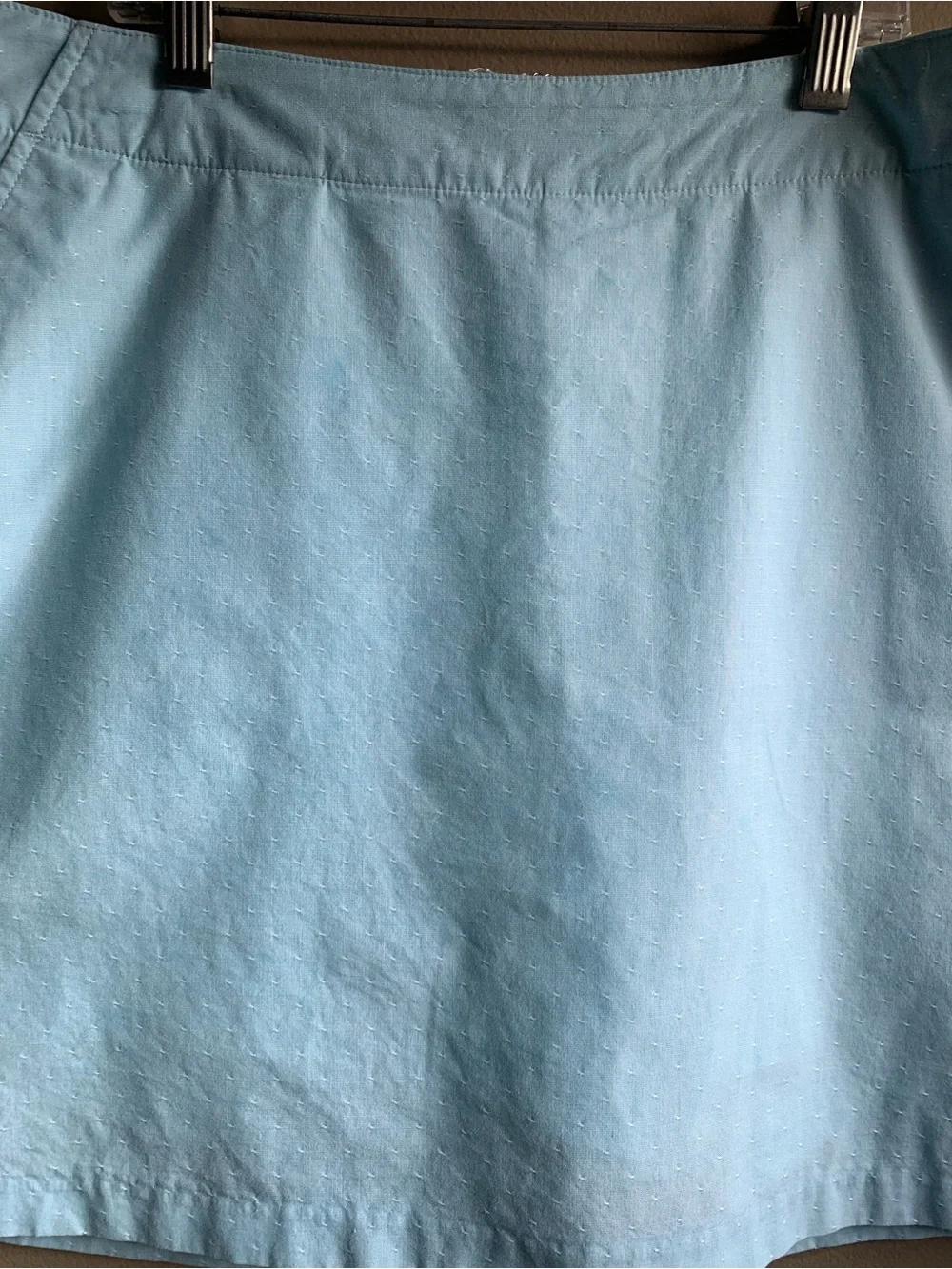 Lady Hagen Women's Light Blue Embroidered A-Line Golf Skort - Size 6